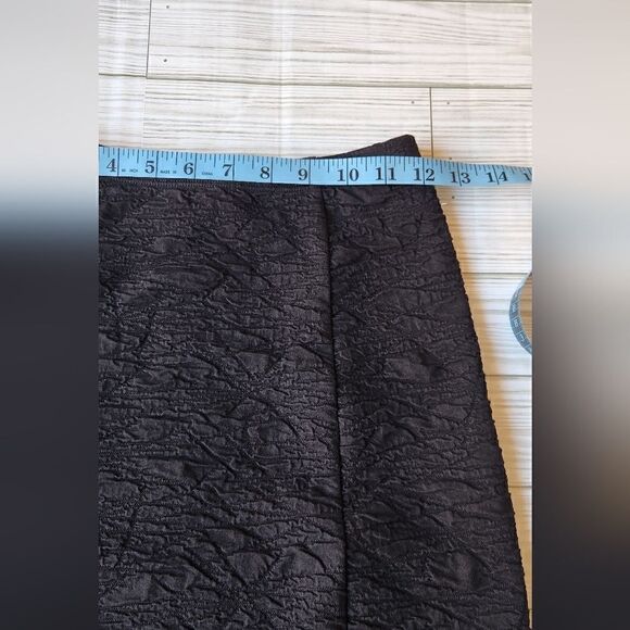 Good American Scrunchie Midi Skirt Textured Black Size Small - Picture 9 of 12